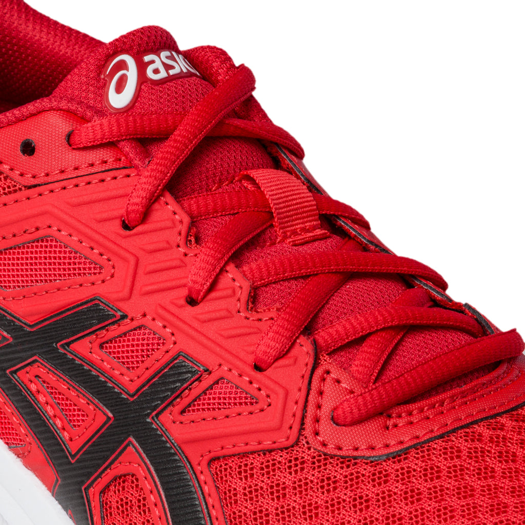 Scarpe da running rosse con strisce laterali a contrasto Asics Jolt 3