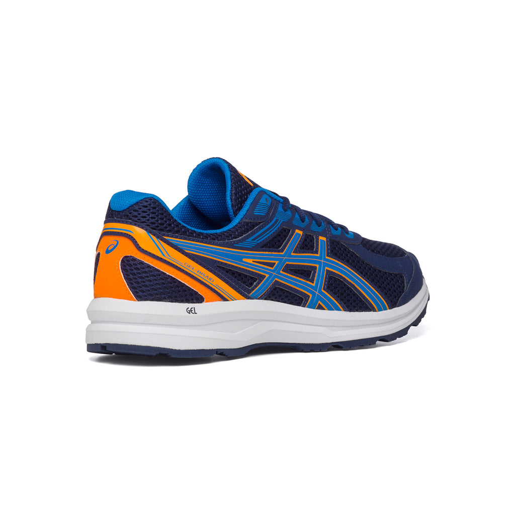 Scarpe da running blu con dettagli arancioni Asics Gel-Braid