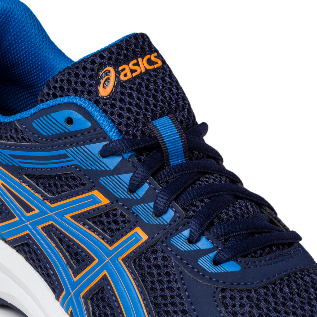 Scarpe da running blu con dettagli arancioni Asics Gel-Braid