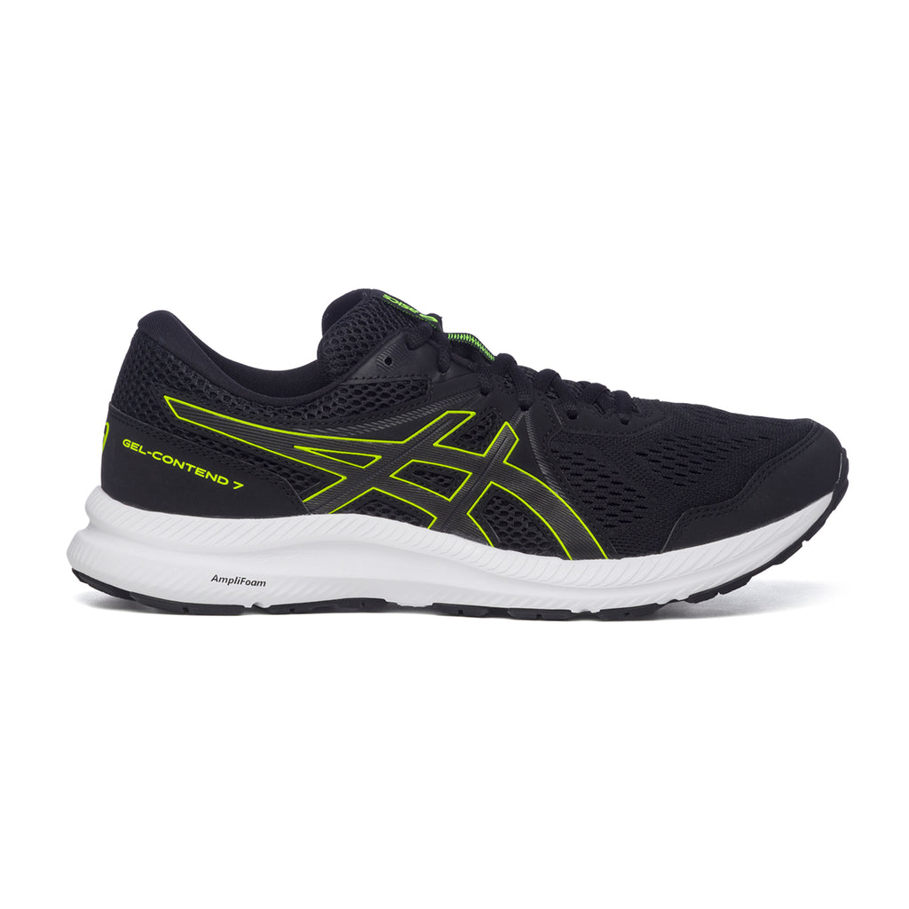 Scarpe da running nere con suola AmpliFoam Asics Gel-Contend 7