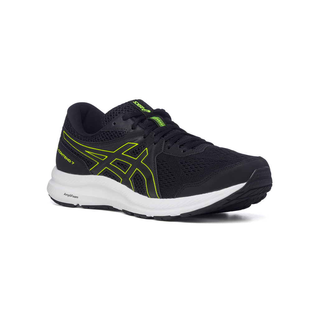 Scarpe da running nere con suola AmpliFoam Asics Gel-Contend 7