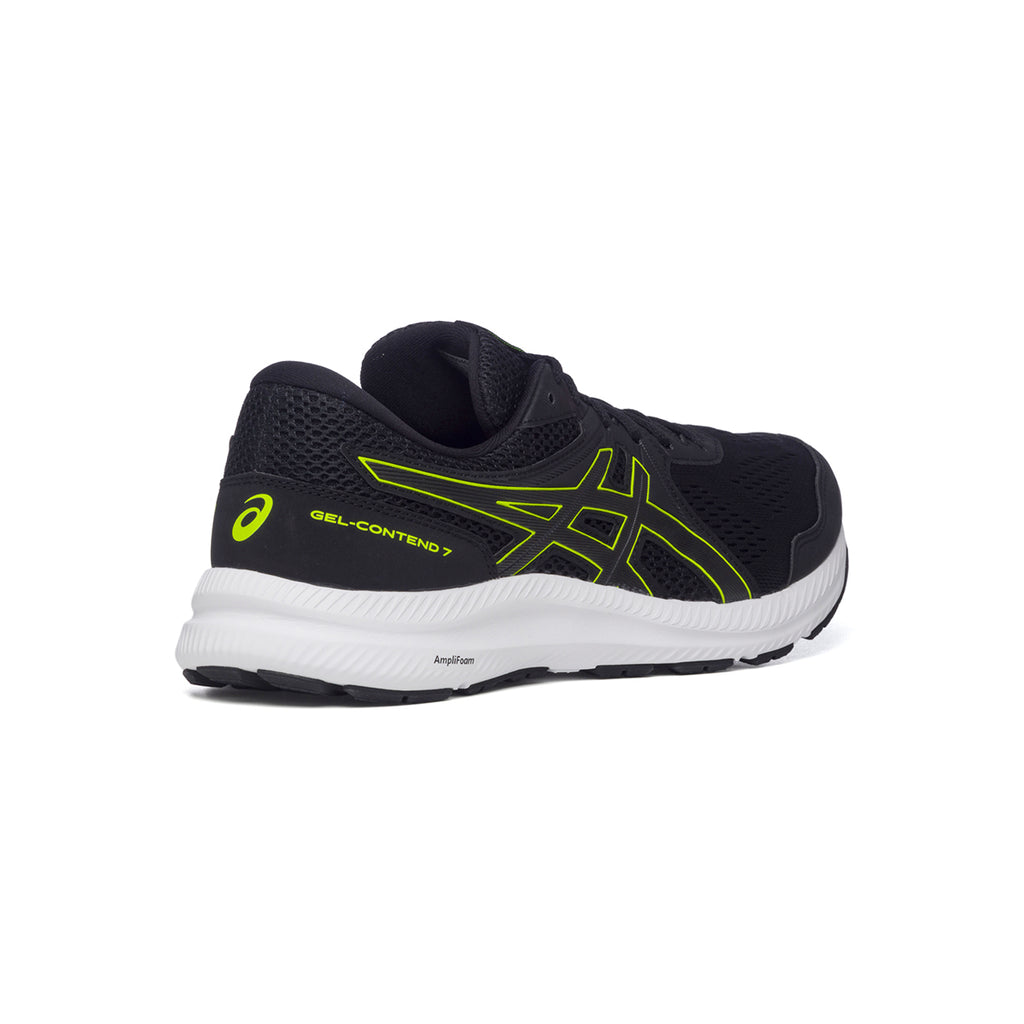 Scarpe da running nere con suola AmpliFoam Asics Gel-Contend 7