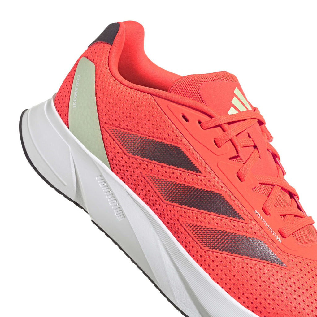 Scarpe da running rosse da uomo con ammortizzazione Lightmotion adidas Duramo SL M