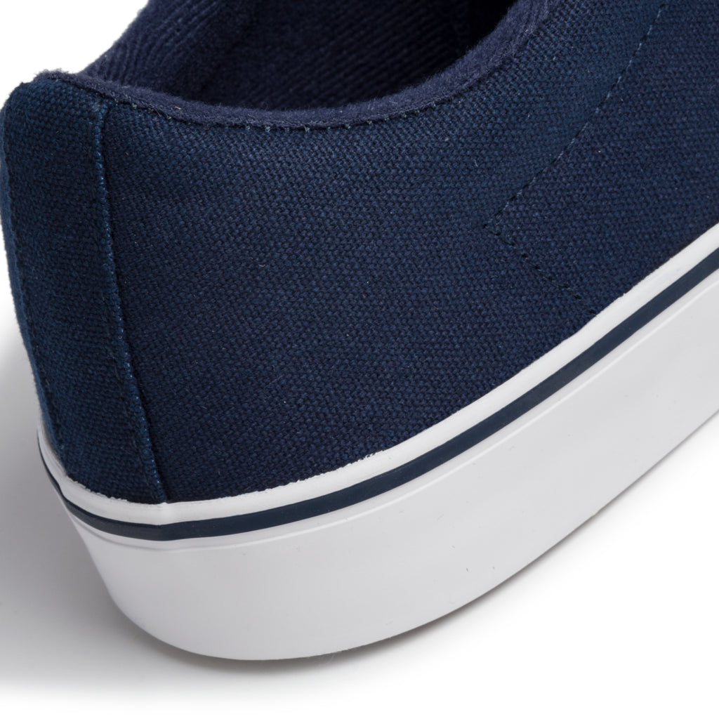 Sneakers blu in canvas con logo laterale Champion Placard