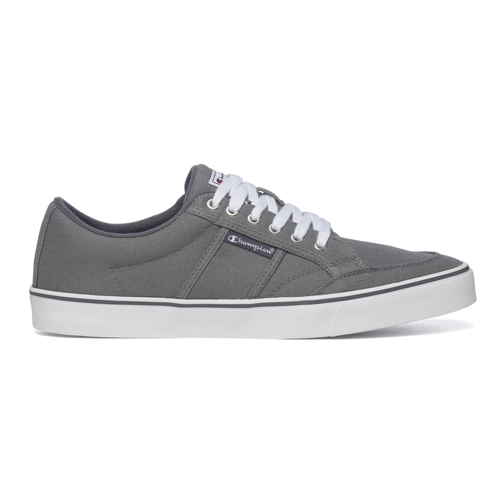 Sneakers grigie in canvas con logo laterale Champion Placard