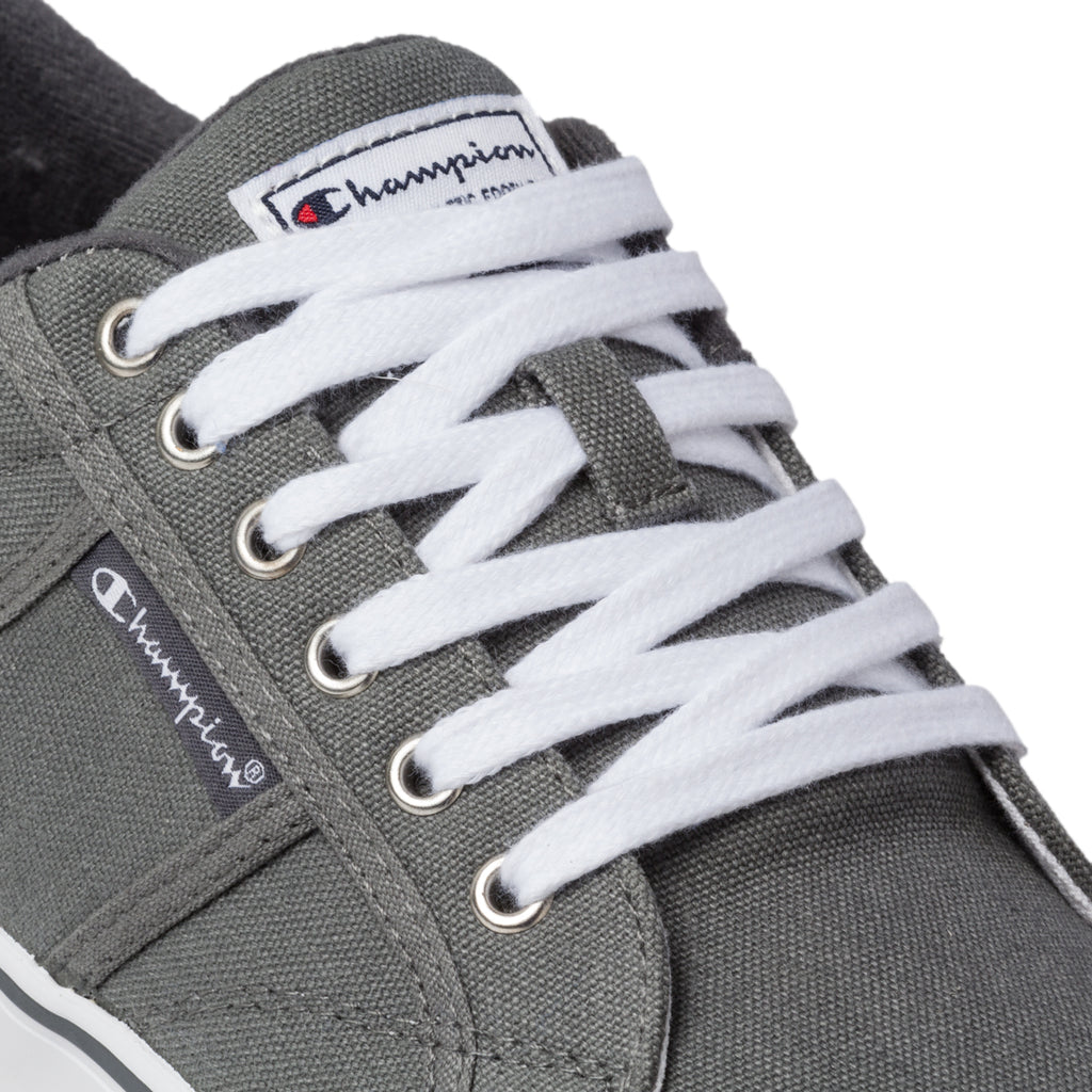 Sneakers grigie in canvas con logo laterale Champion Placard