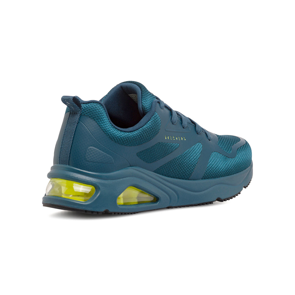 Sneakers blu da uomo con suola ad aria Skechers Tres-Air Uno - Modern Aff-Air
