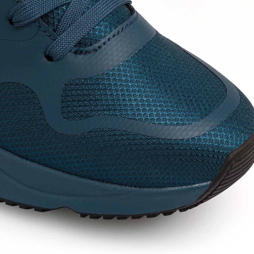 Sneakers blu da uomo con suola ad aria Skechers Tres-Air Uno - Modern Aff-Air