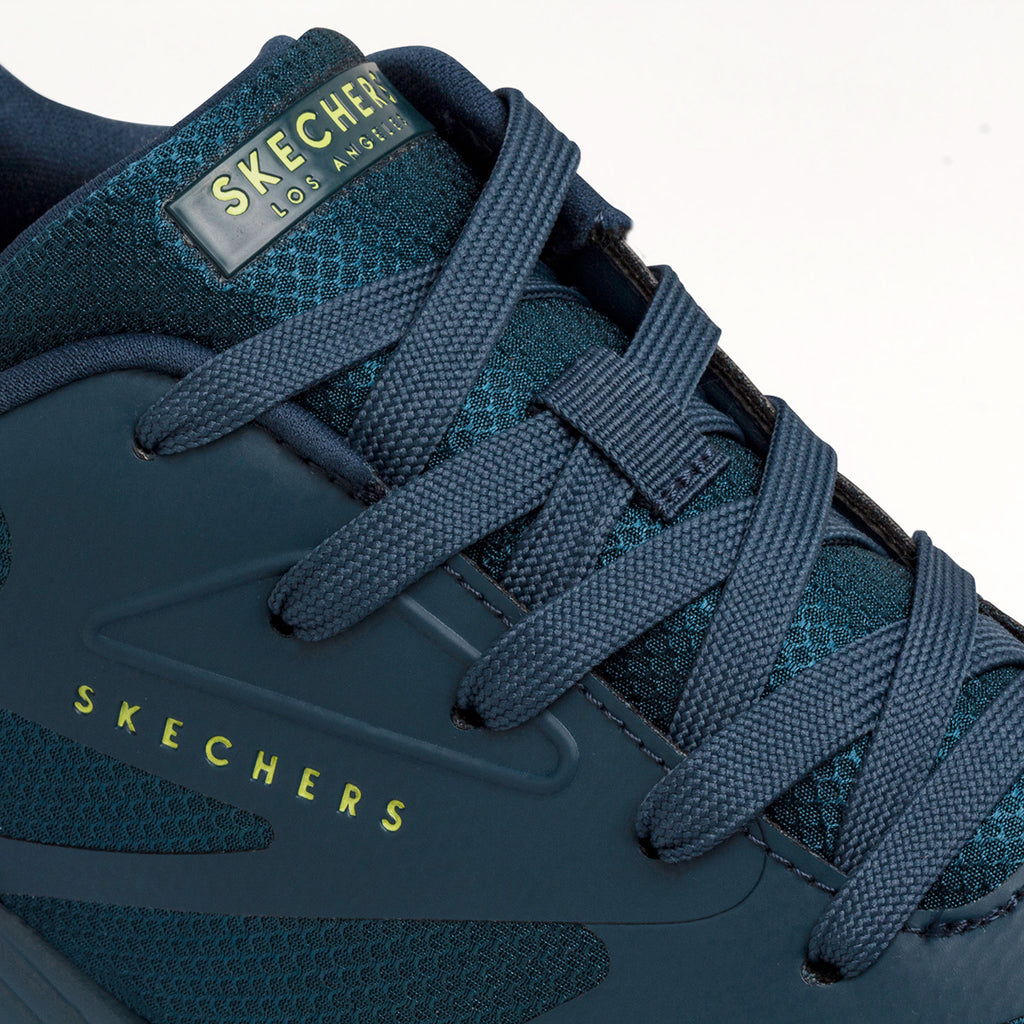 Sneakers blu da uomo con suola ad aria Skechers Tres-Air Uno - Modern Aff-Air