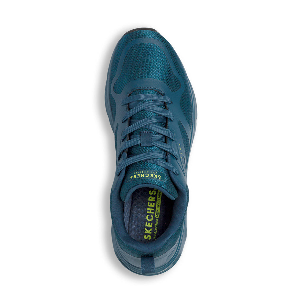 Sneakers blu da uomo con suola ad aria Skechers Tres-Air Uno - Modern Aff-Air