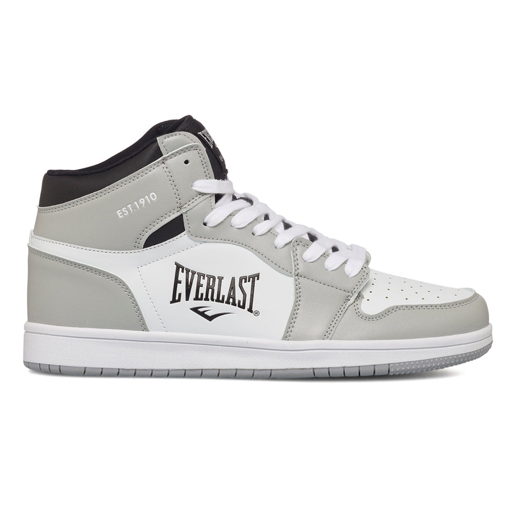 Sneakers alte grigie e bianche da uomo Everlast