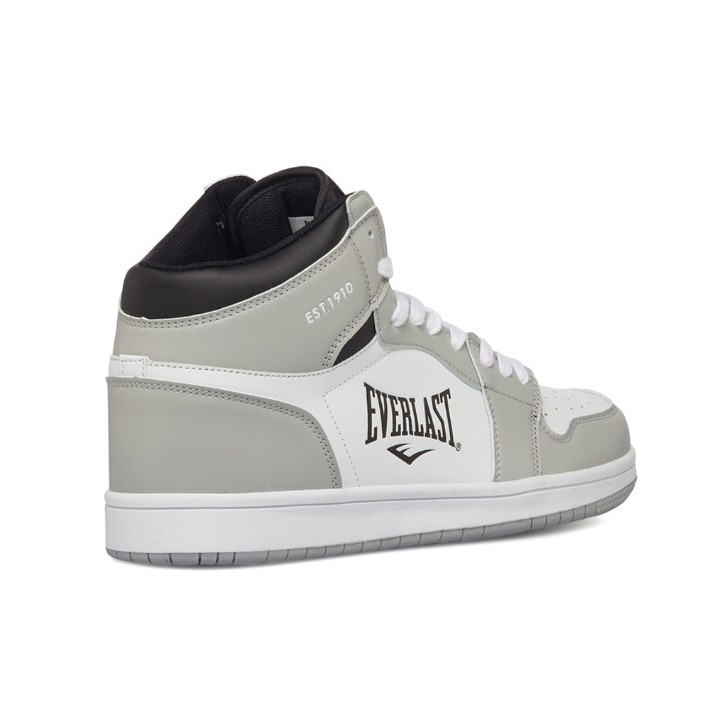 Sneakers alte grigie e bianche da uomo Everlast