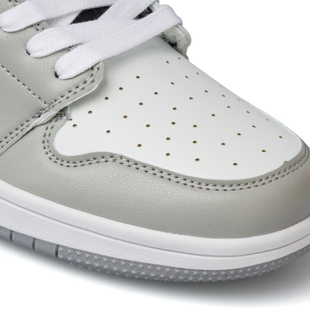 Sneakers alte grigie e bianche da uomo Everlast