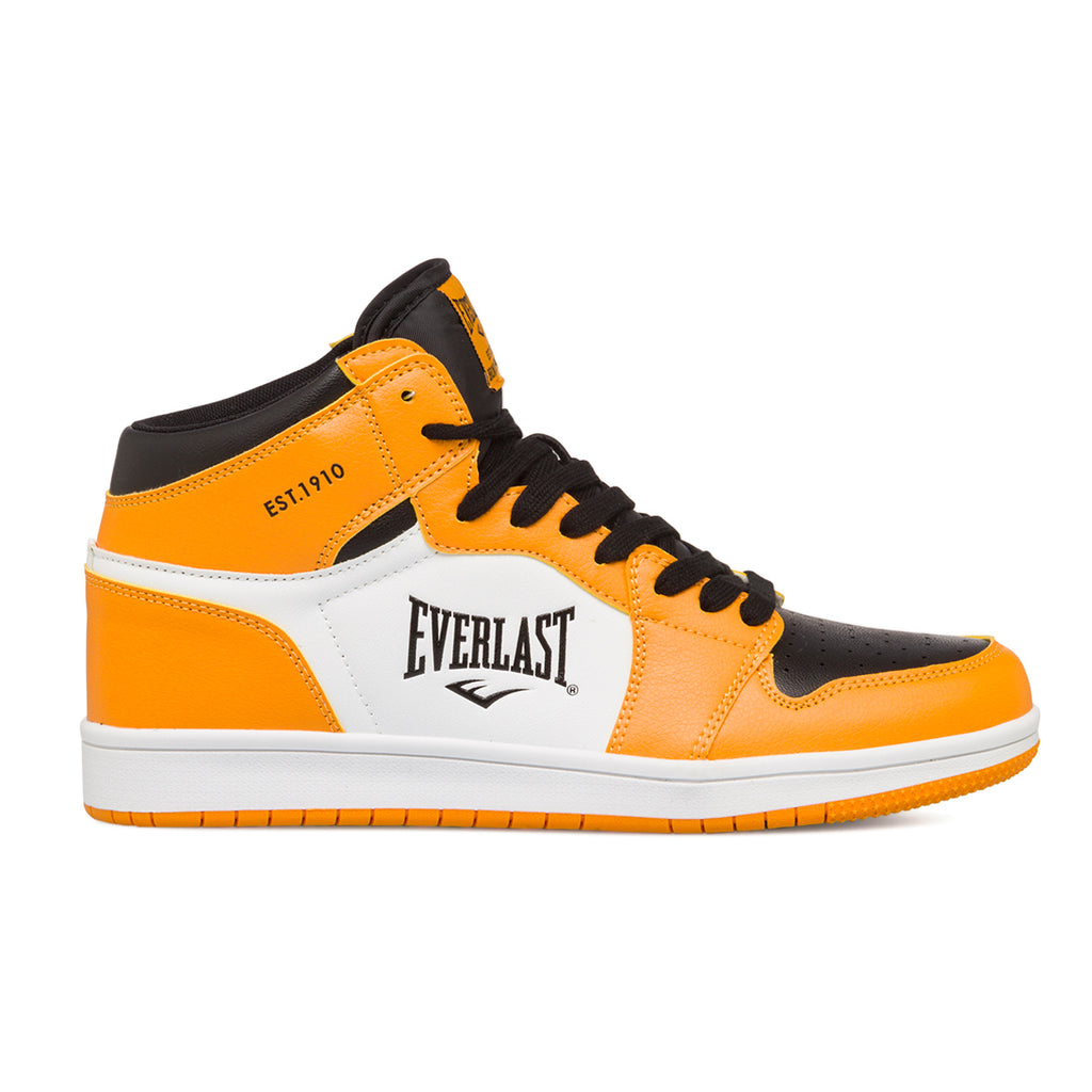 Sneakers alte da uomo arancioni, bianche e nere Everlast