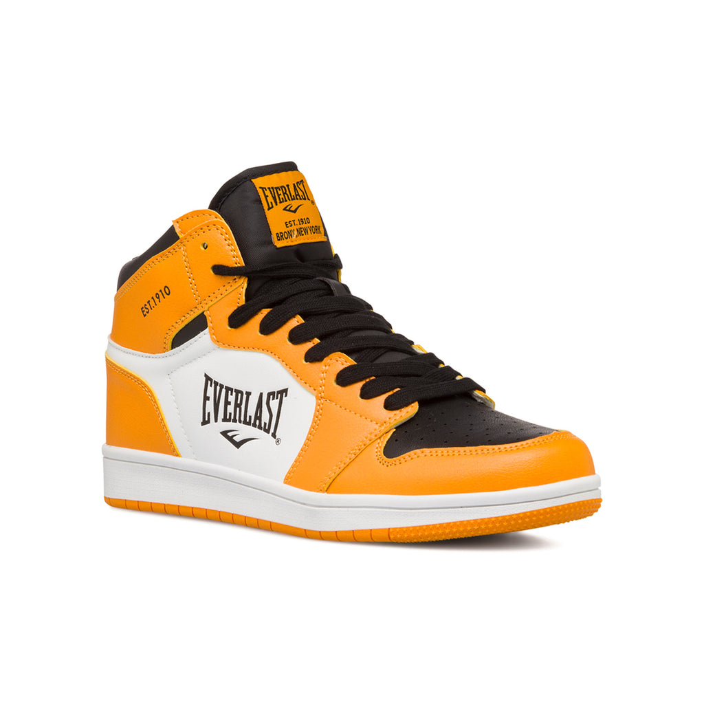 Sneakers alte da uomo arancioni, bianche e nere Everlast