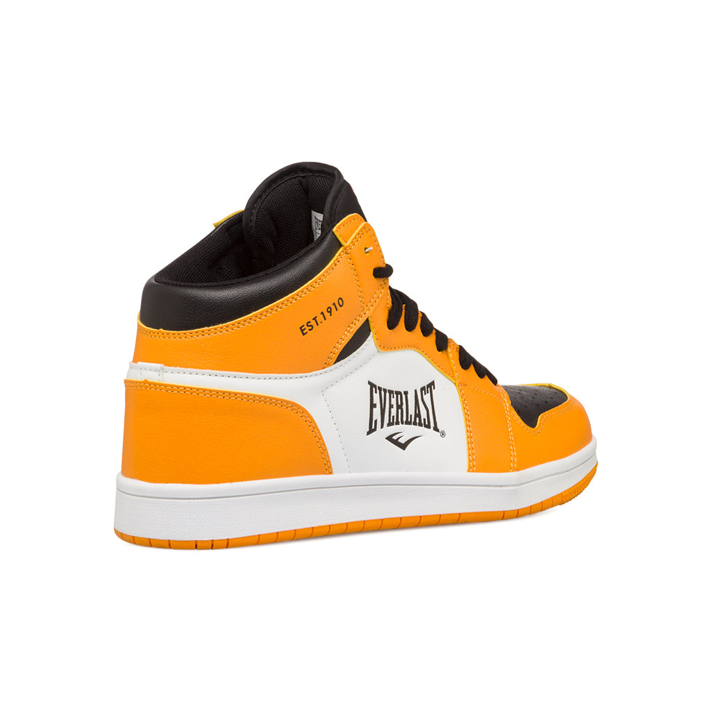 Sneakers alte da uomo arancioni, bianche e nere Everlast