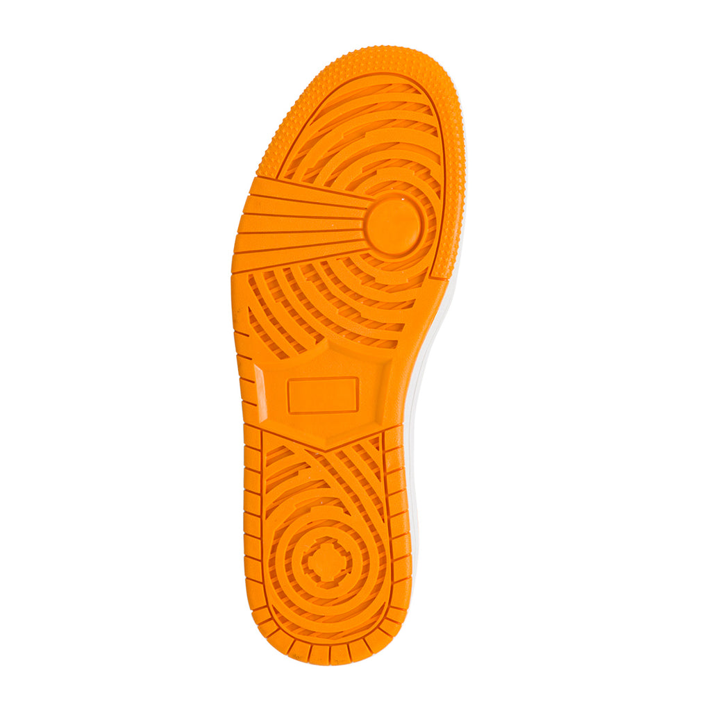 Sneakers alte da uomo arancioni, bianche e nere Everlast