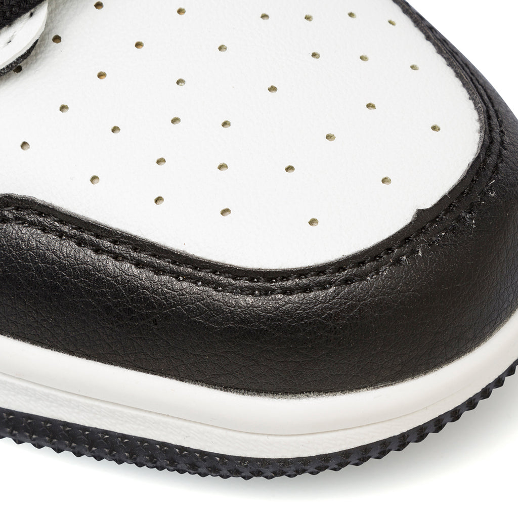 Sneakers alte bianche e nere da uomo con logo laterale Everlast