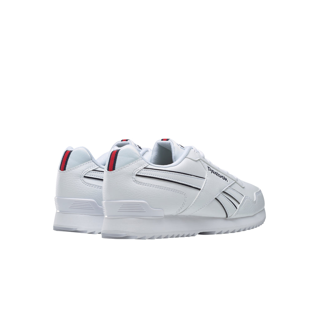 Scarpe da ginnastica bianche da uomo Reebok Royal Glide Ripple Clip