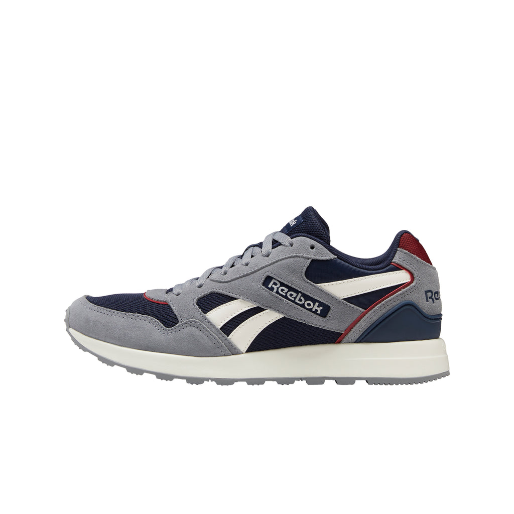 Scarpe da ginnastica blu e grigie da uomo Reebok GL 1000