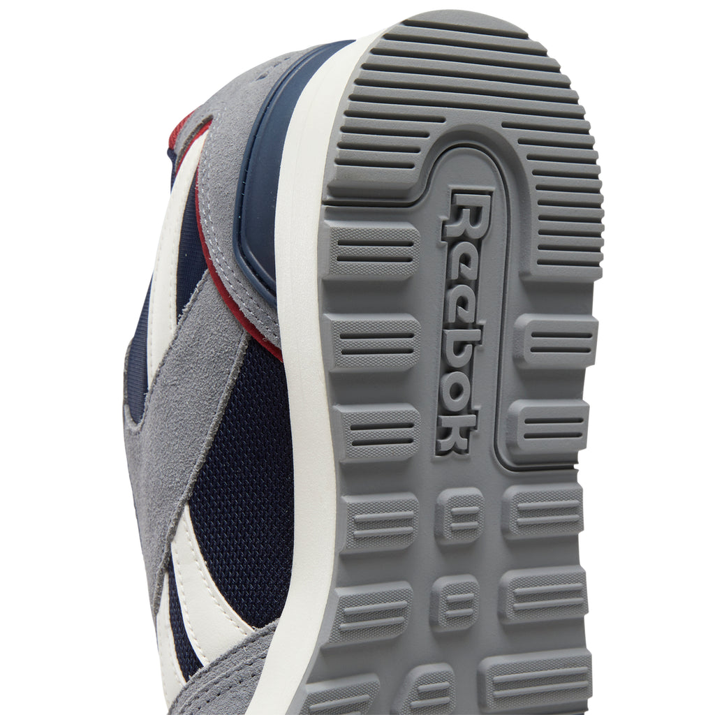 Scarpe da ginnastica blu e grigie da uomo Reebok GL 1000