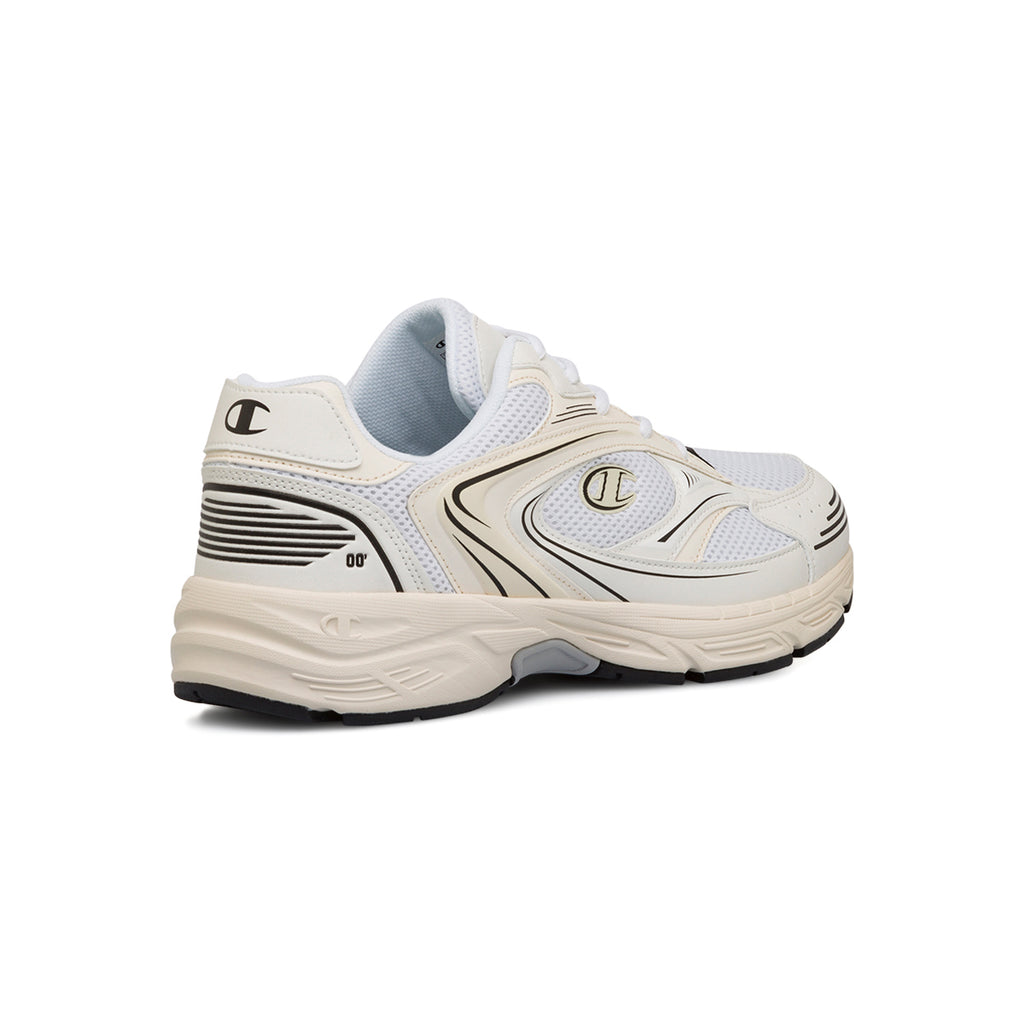 Sneakers Rétro bianche da uomo con suola chunky Champion Run 00s Low