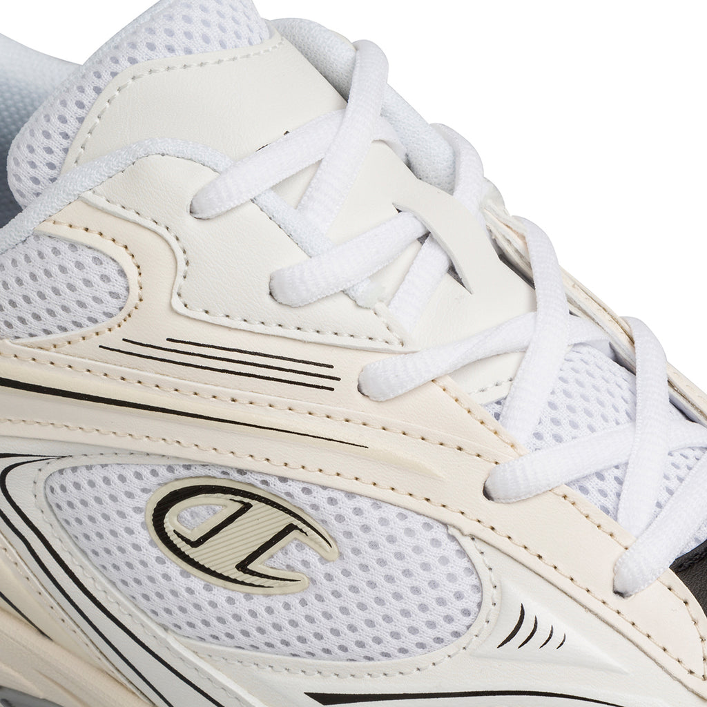 Sneakers Rétro bianche da uomo con suola chunky Champion Run 00s Low
