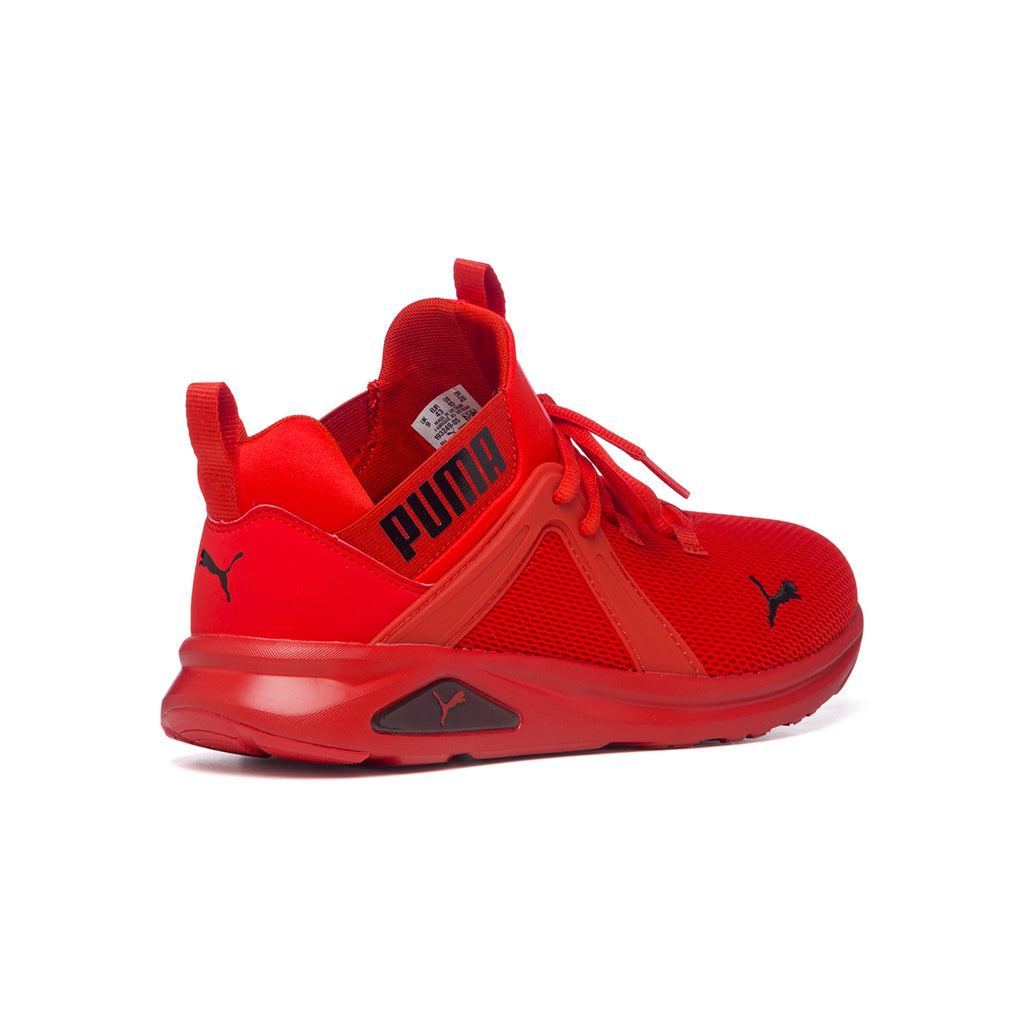 Sneakers rosse in tessuto mesh con logo laterale Puma Enzo 2