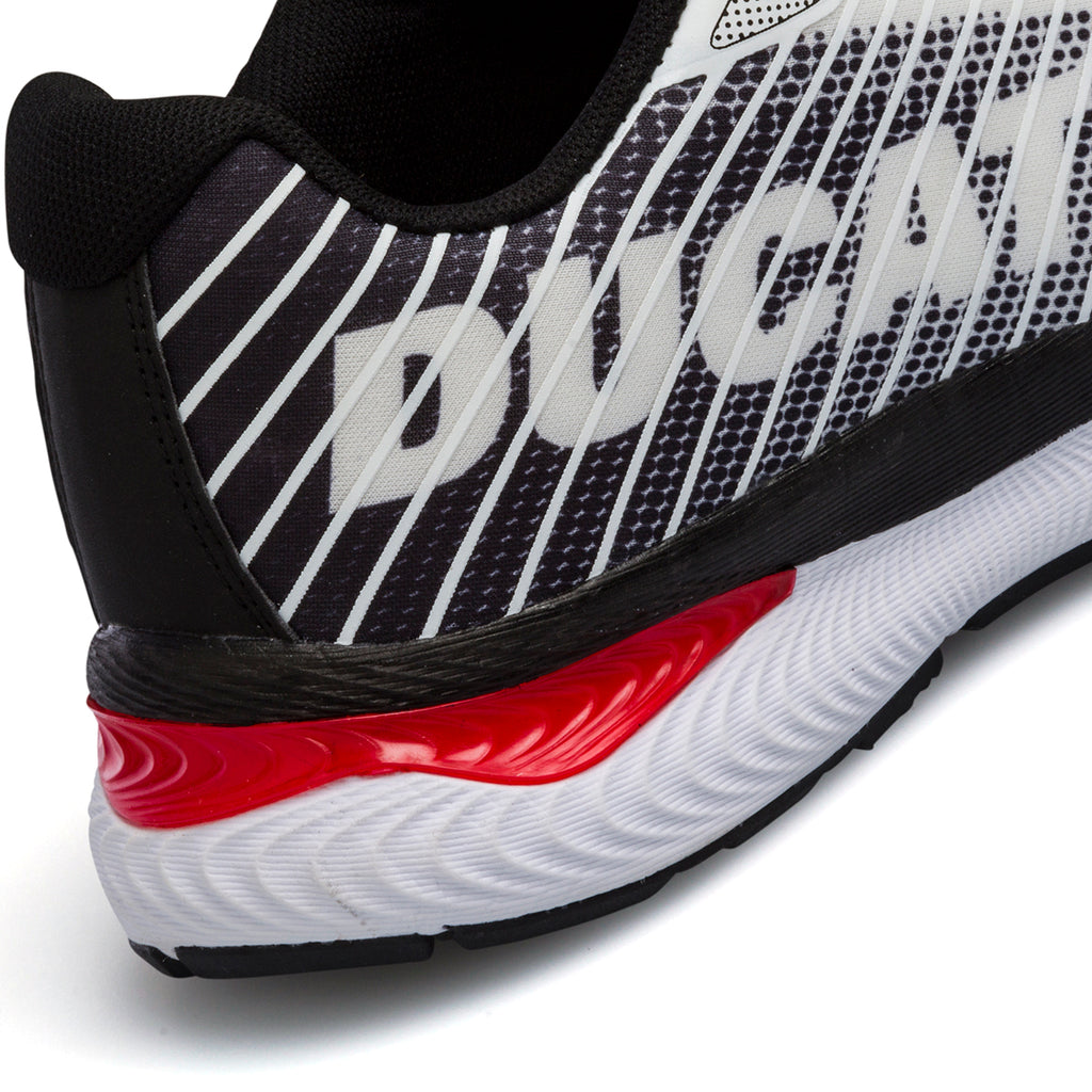 Sneakers bianche da uomo con logo laterale Ducati Balderico
