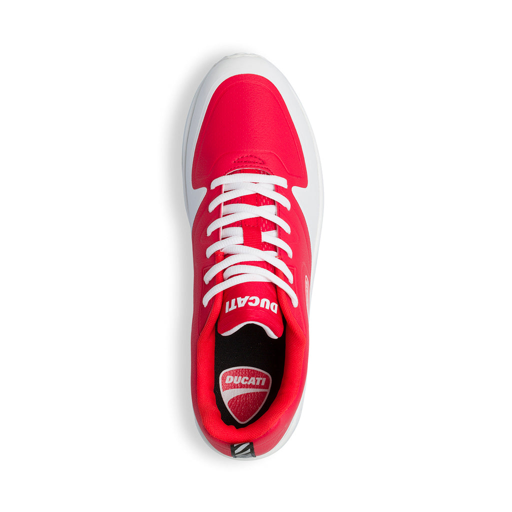 Sneakers rosse da uomo con suola ad aria Ducati Bartolo