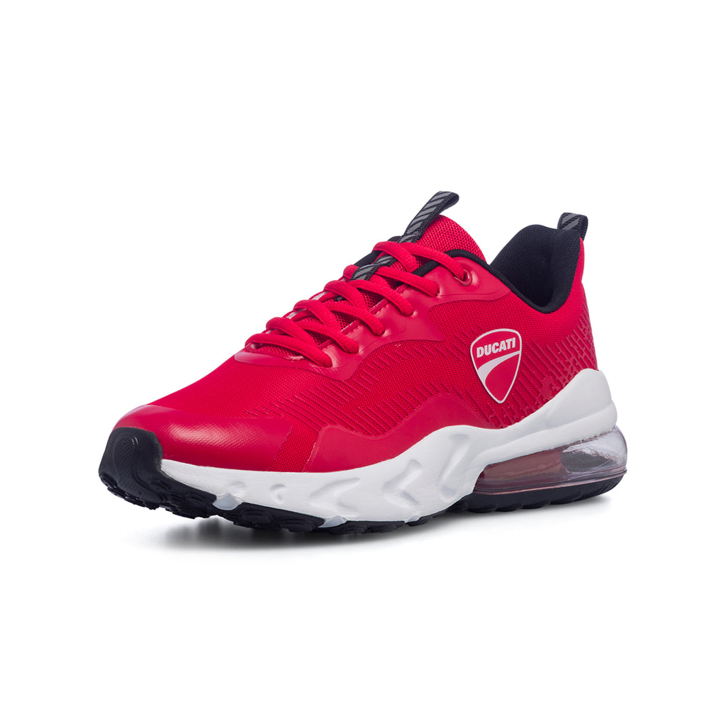 Sneakers rosse da uomo con suola ad aria Ducati Frontera