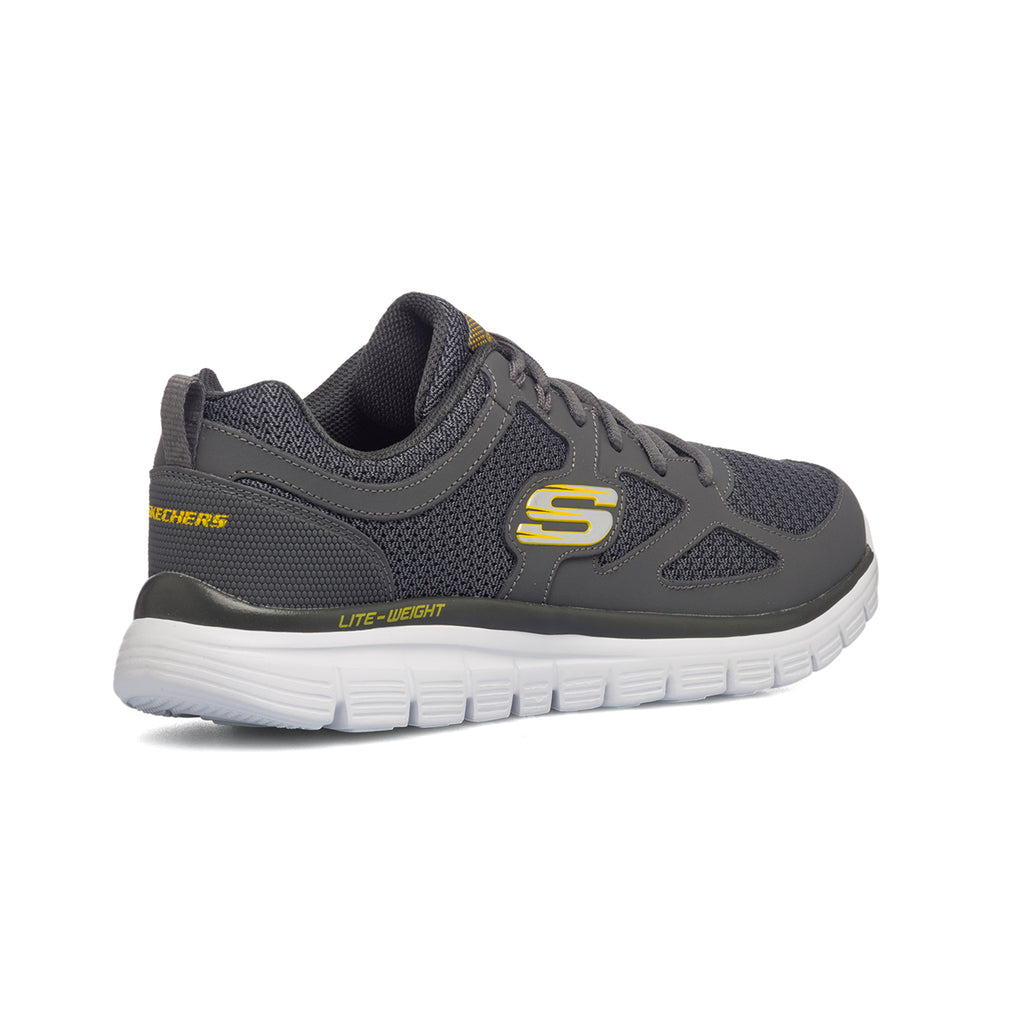 Scarpe da ginnastica grigie da uomo con soletta Memory Foam Skechers Burns - Agoura