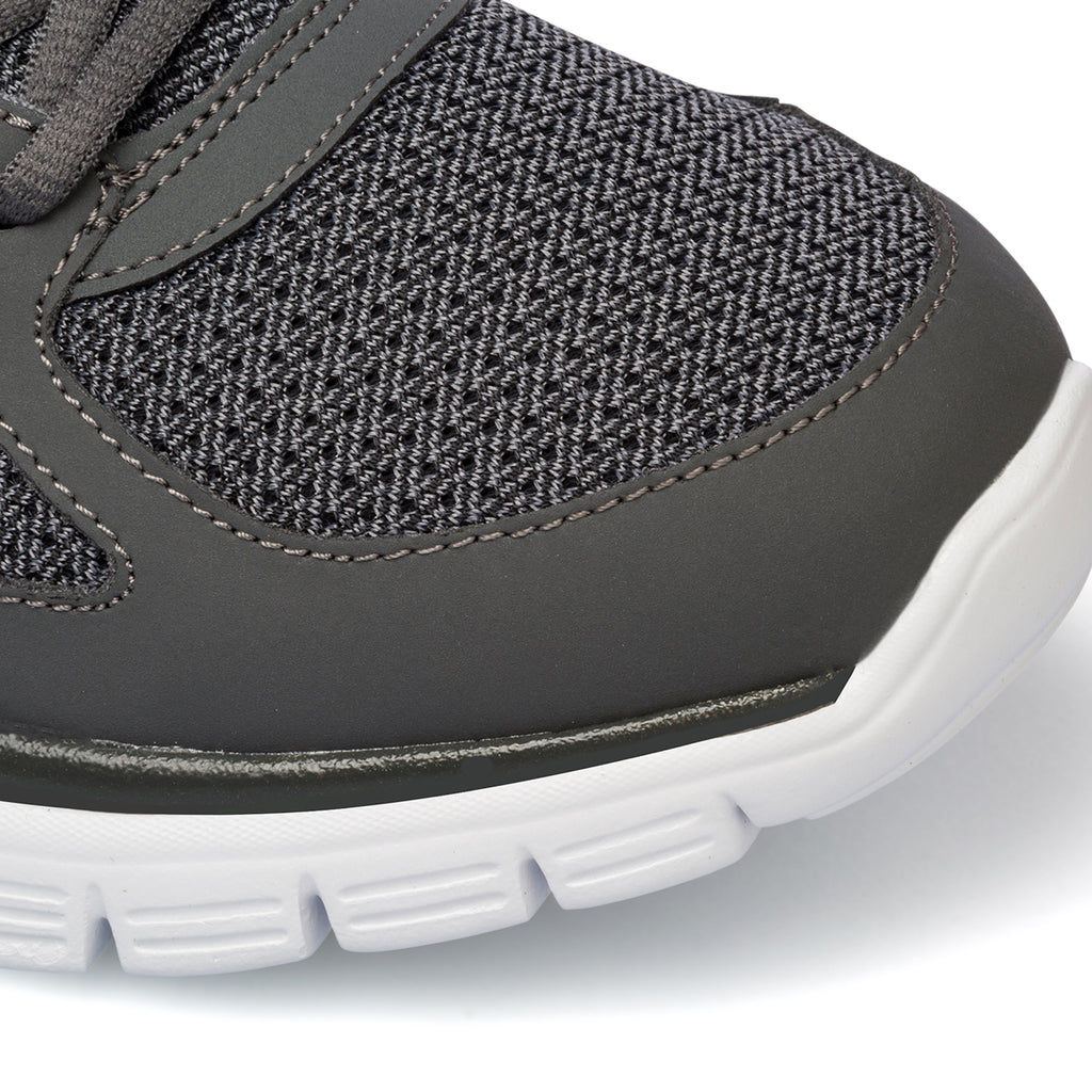 Scarpe da ginnastica grigie da uomo con soletta Memory Foam Skechers Burns - Agoura