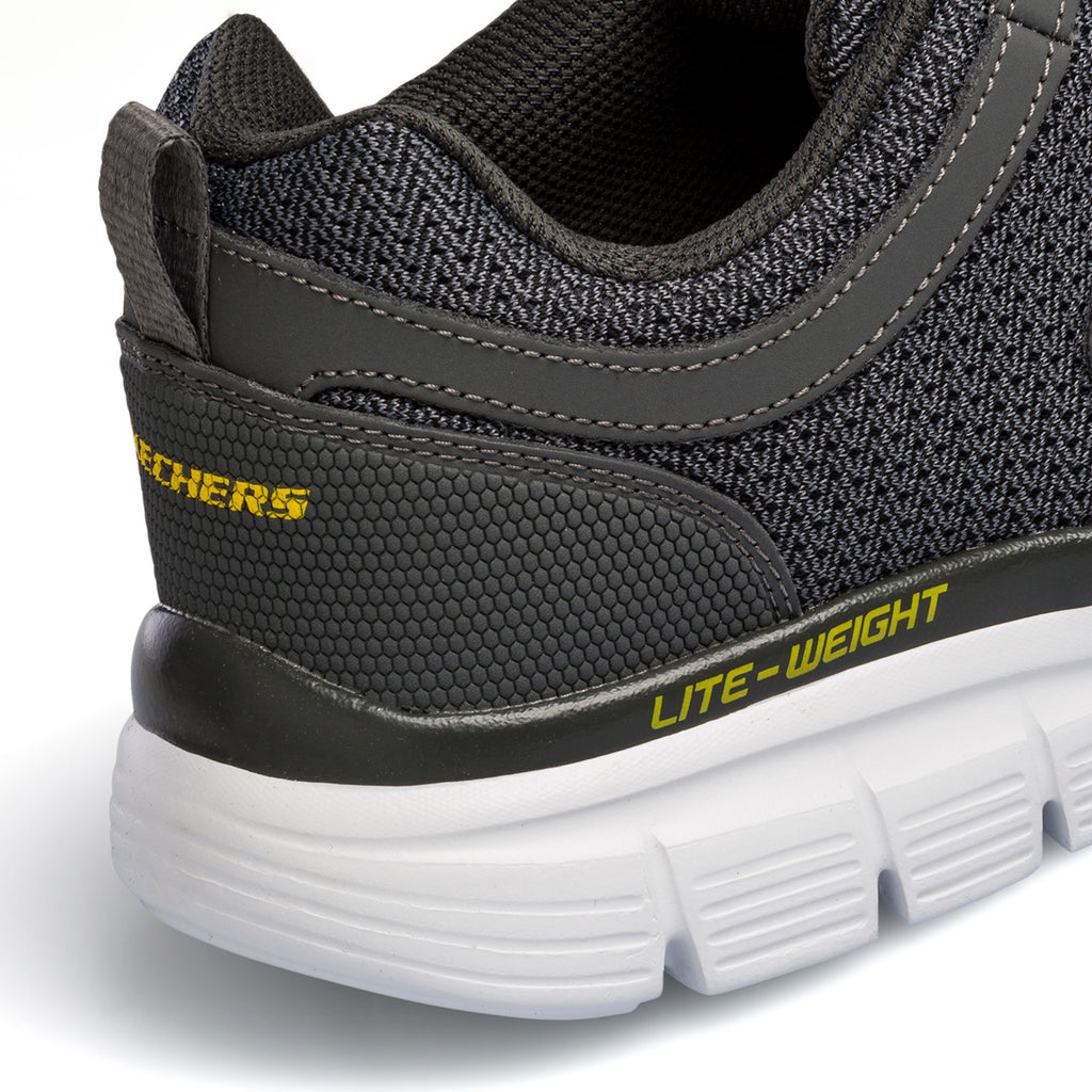 Scarpe da ginnastica grigie da uomo con soletta Memory Foam Skechers Burns - Agoura