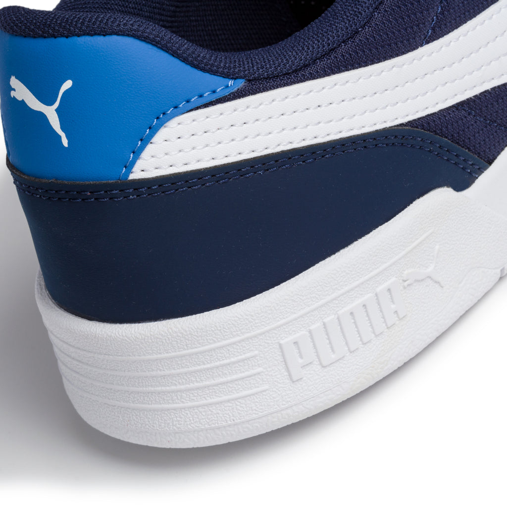 Sneakers blu con striscia laterale a contrasto Puma Caracal