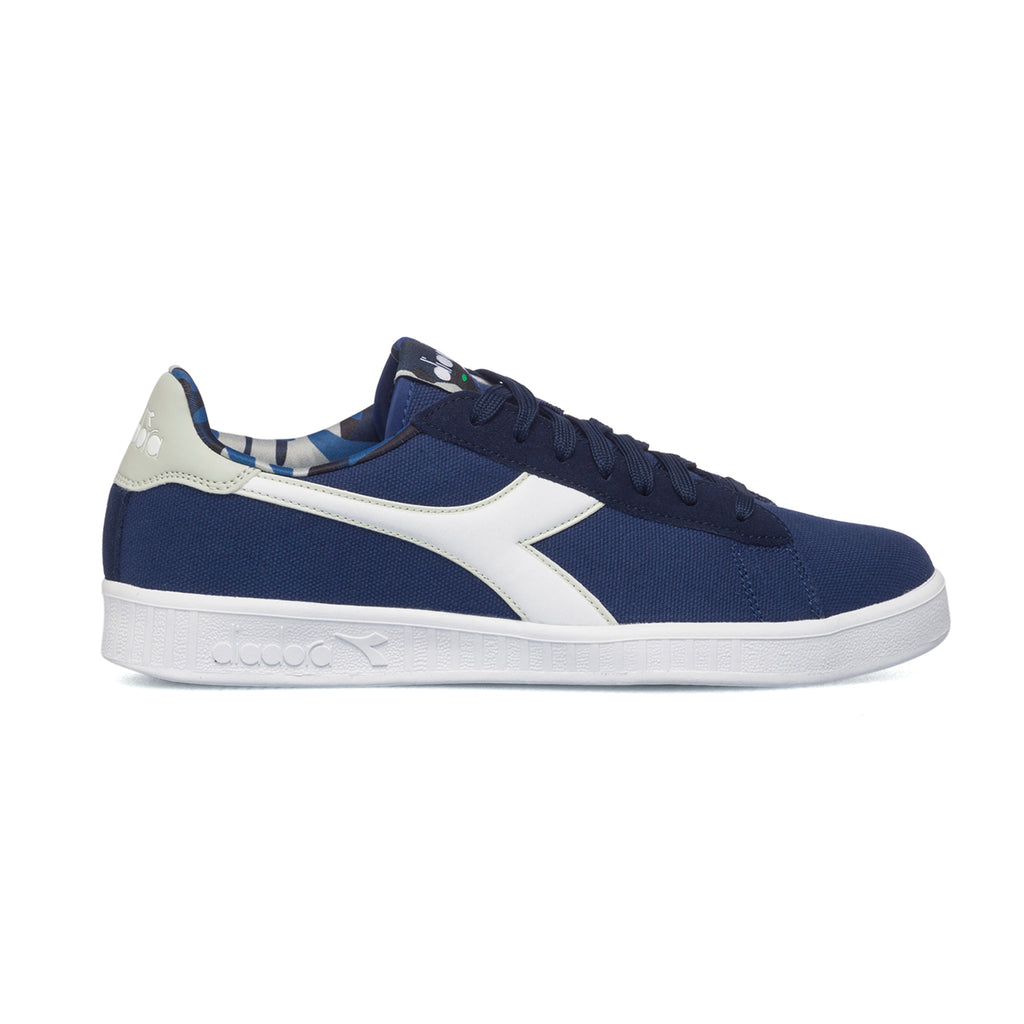 Sneakers blu con logo a contrasto Diadora Game Cv