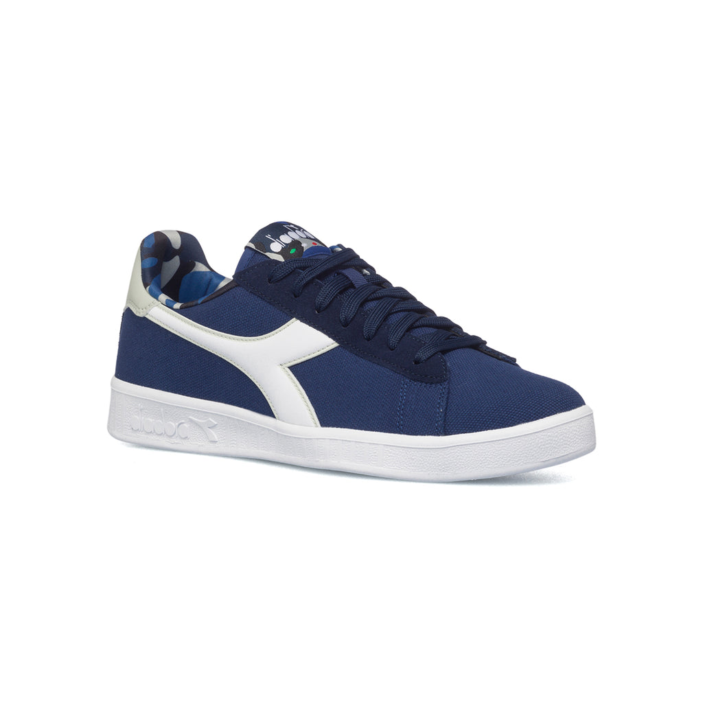 Sneakers blu con logo a contrasto Diadora Game Cv