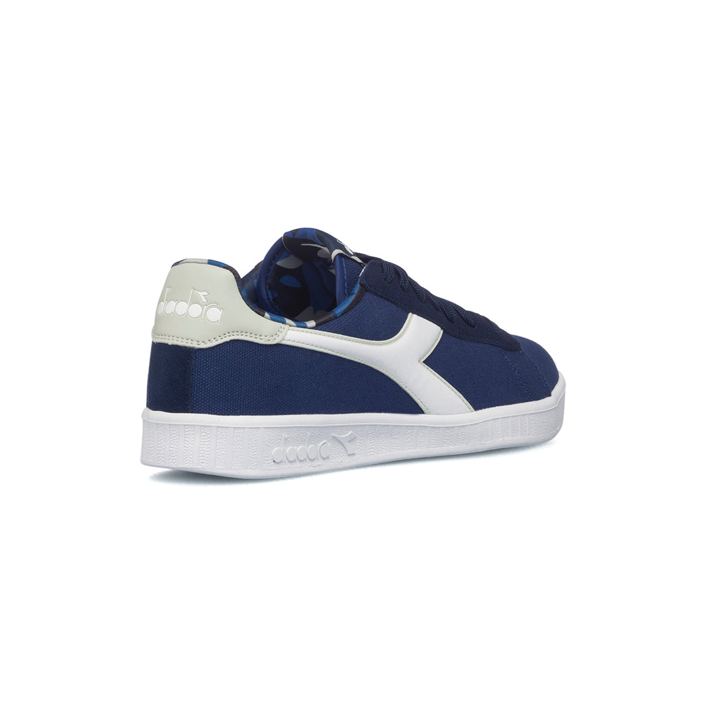 Sneakers blu con logo a contrasto Diadora Game Cv