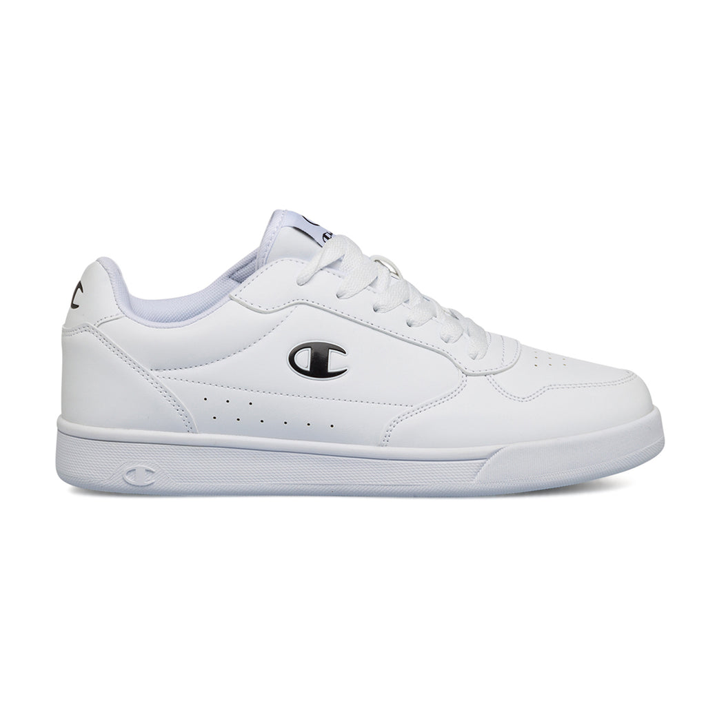 Sneakers bianche da uomo con logo laterale Champion New Court