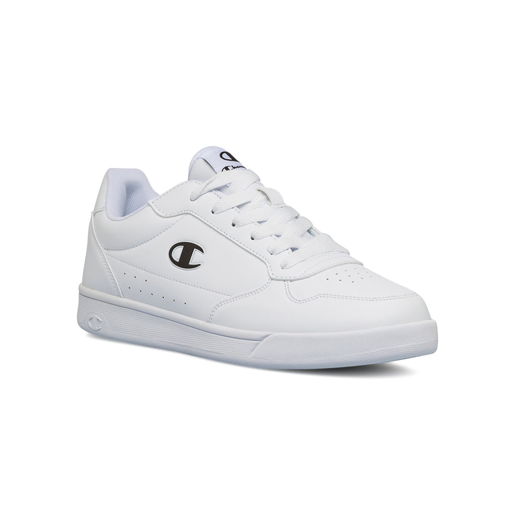 Sneakers bianche da uomo con logo laterale Champion New Court