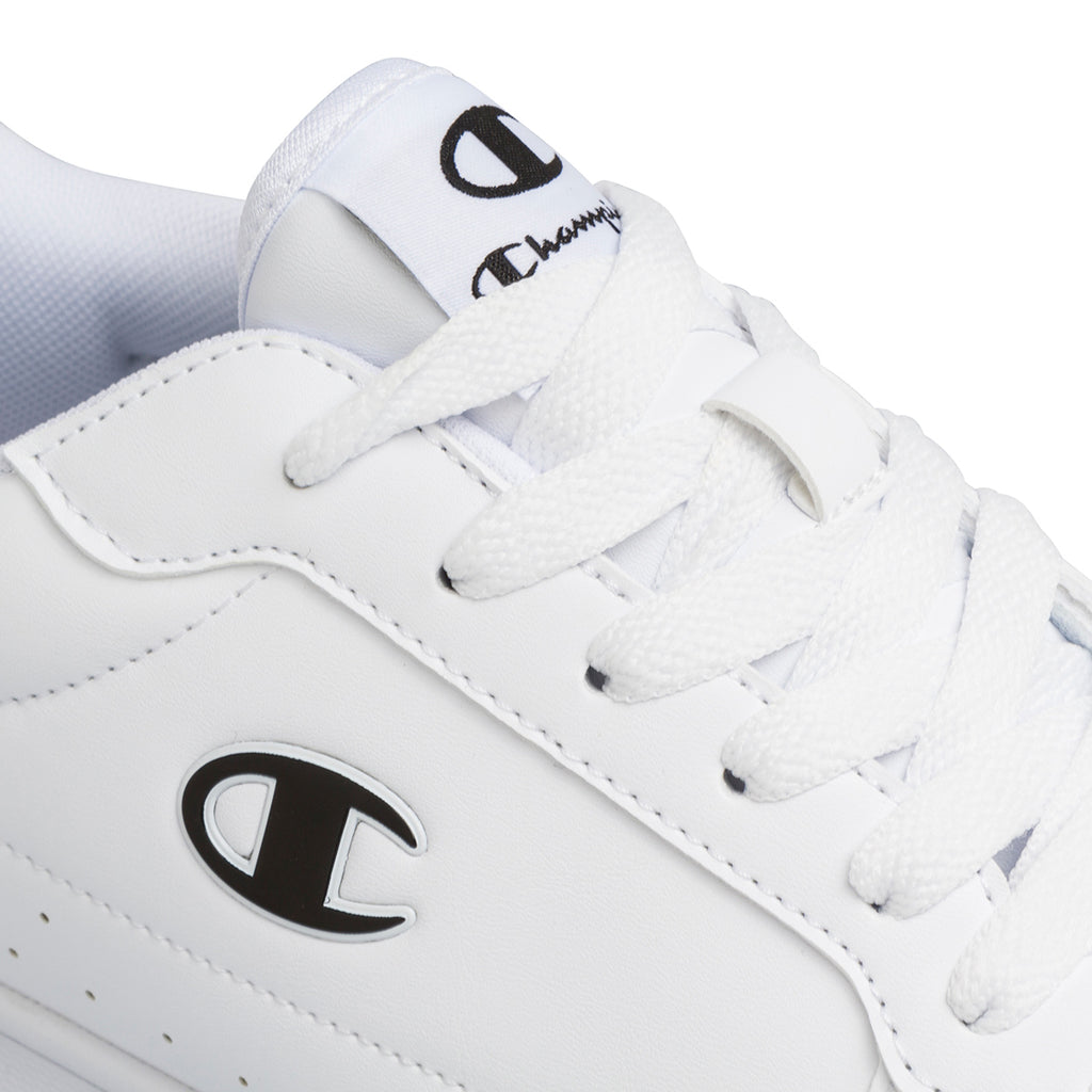 Sneakers bianche da uomo con logo laterale Champion New Court