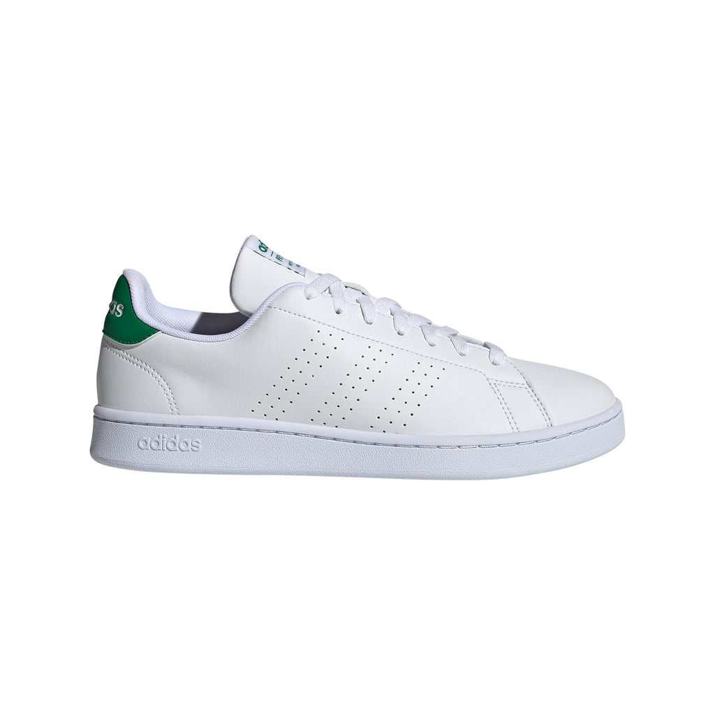 Sneakers da uomo bianche con strisce traforate adidas Advantage
