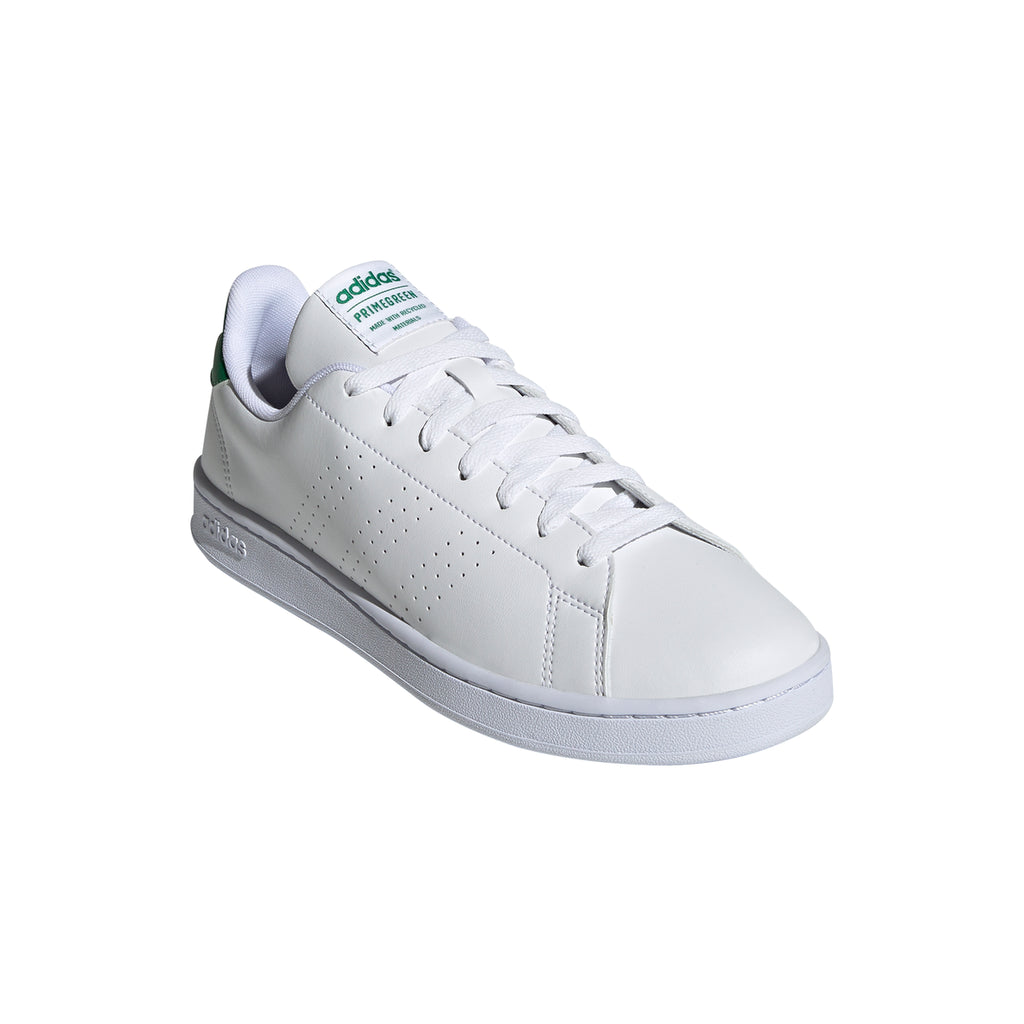 Sneakers da uomo bianche con strisce traforate adidas Advantage