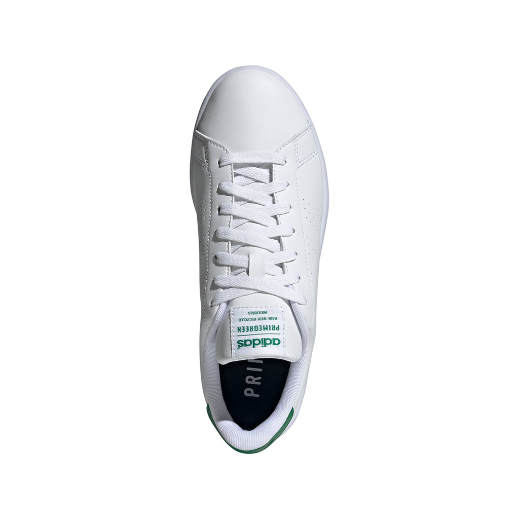 Sneakers da uomo bianche con strisce traforate adidas Advantage
