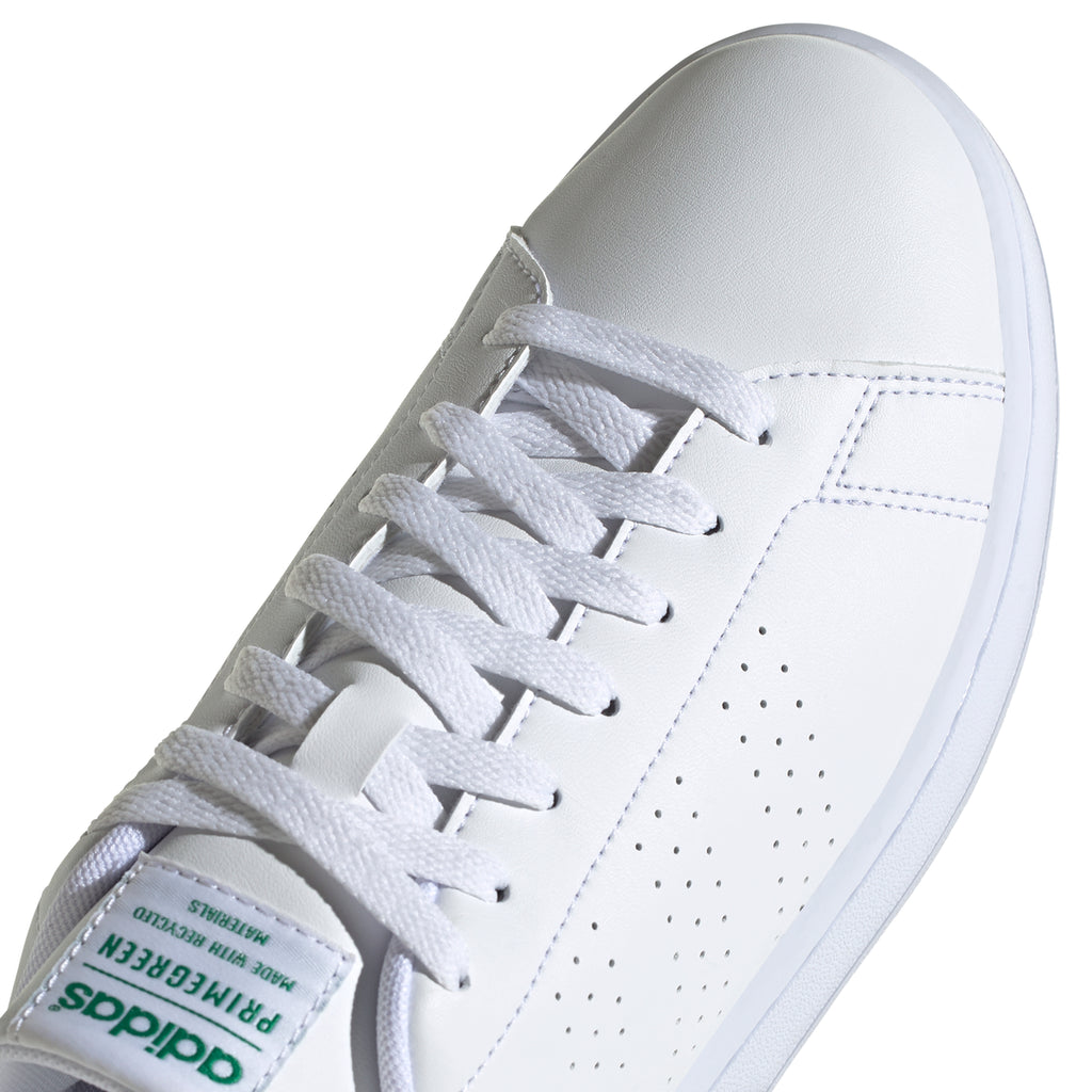 Sneakers da uomo bianche con strisce traforate adidas Advantage