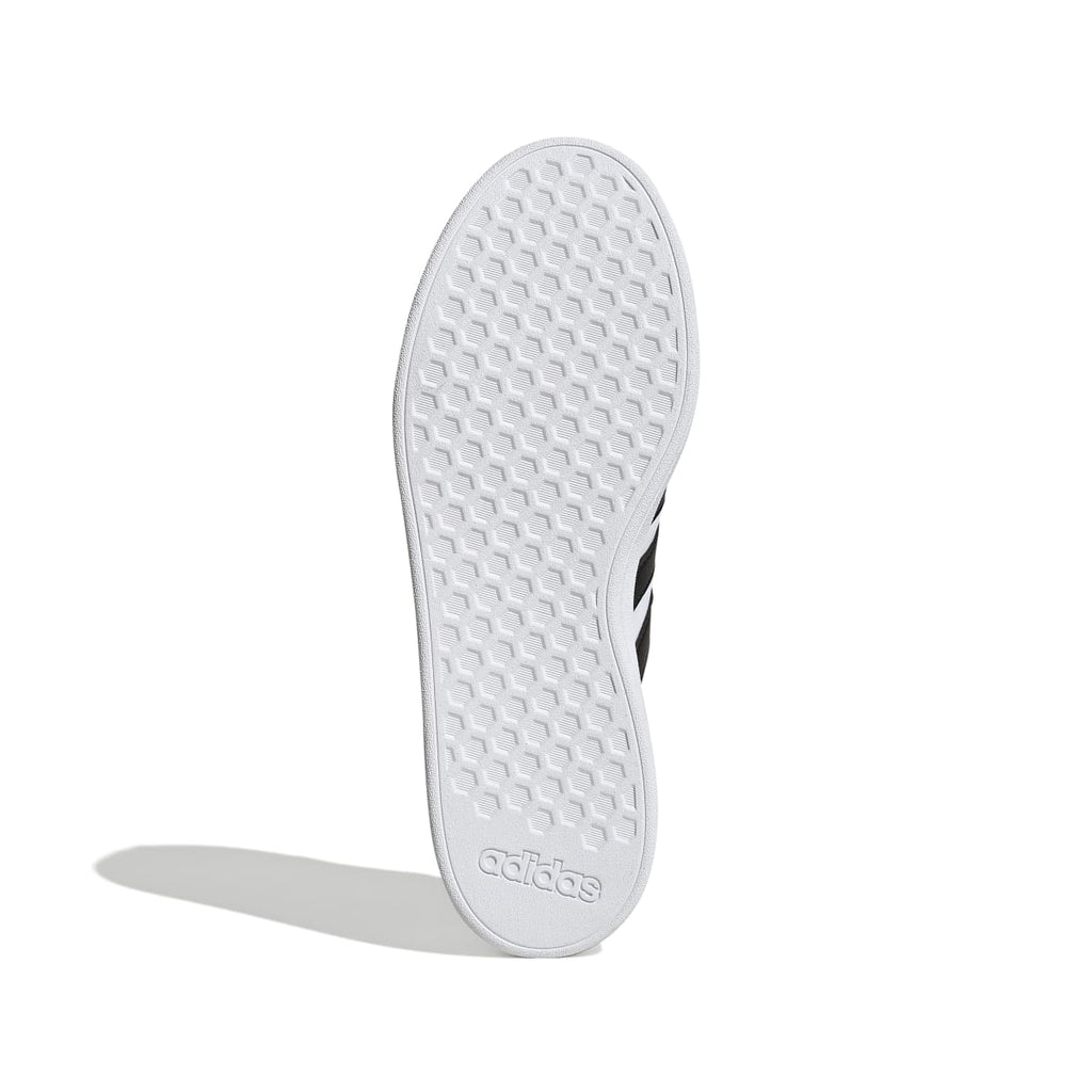 Sneakers bianche da uomo con strisce a contrasto adidas Grand Court Base 2.0