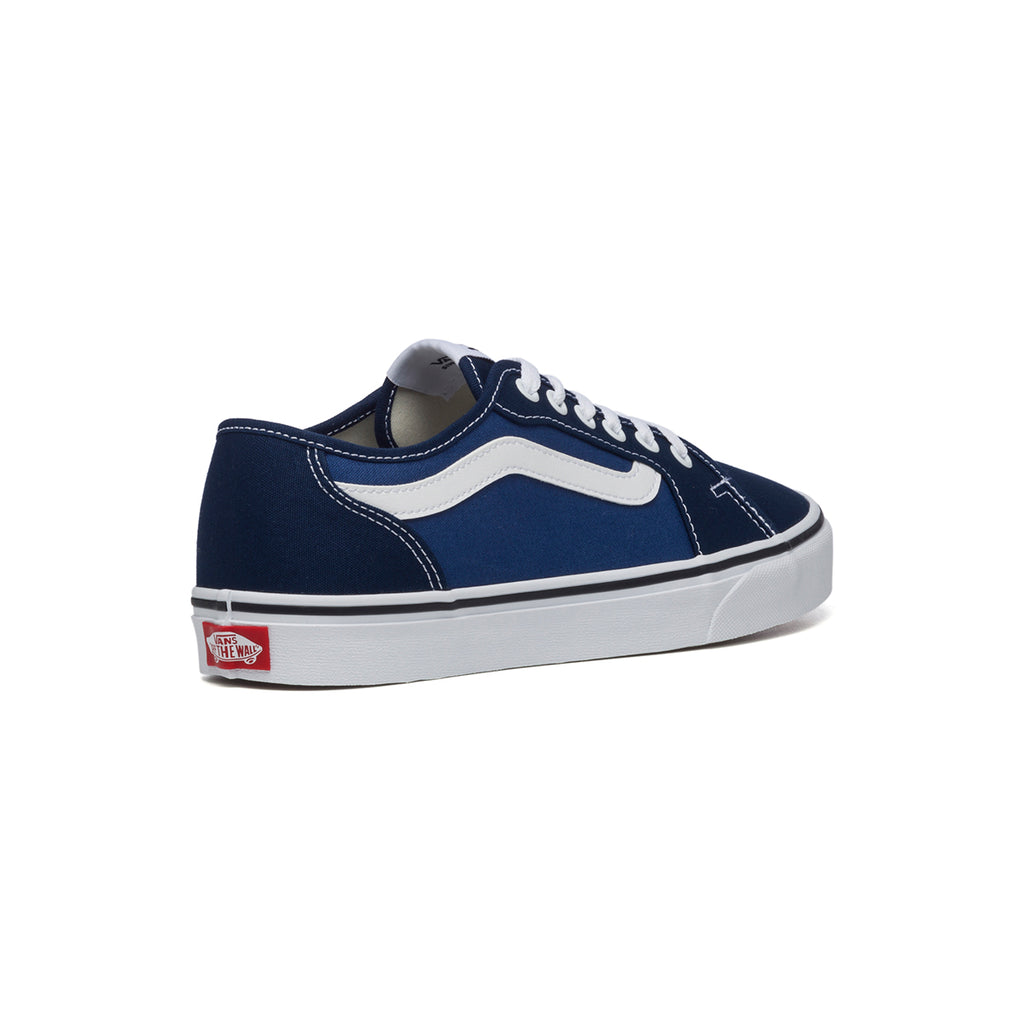 Sneakers blu in tessuto con cuciture a contrasto Vans Filmore Decon