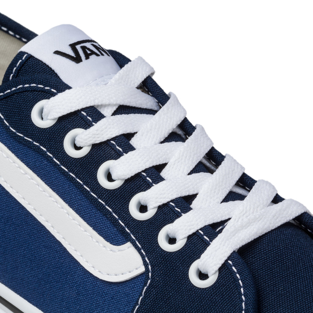 Sneakers blu in tessuto con cuciture a contrasto Vans Filmore Decon