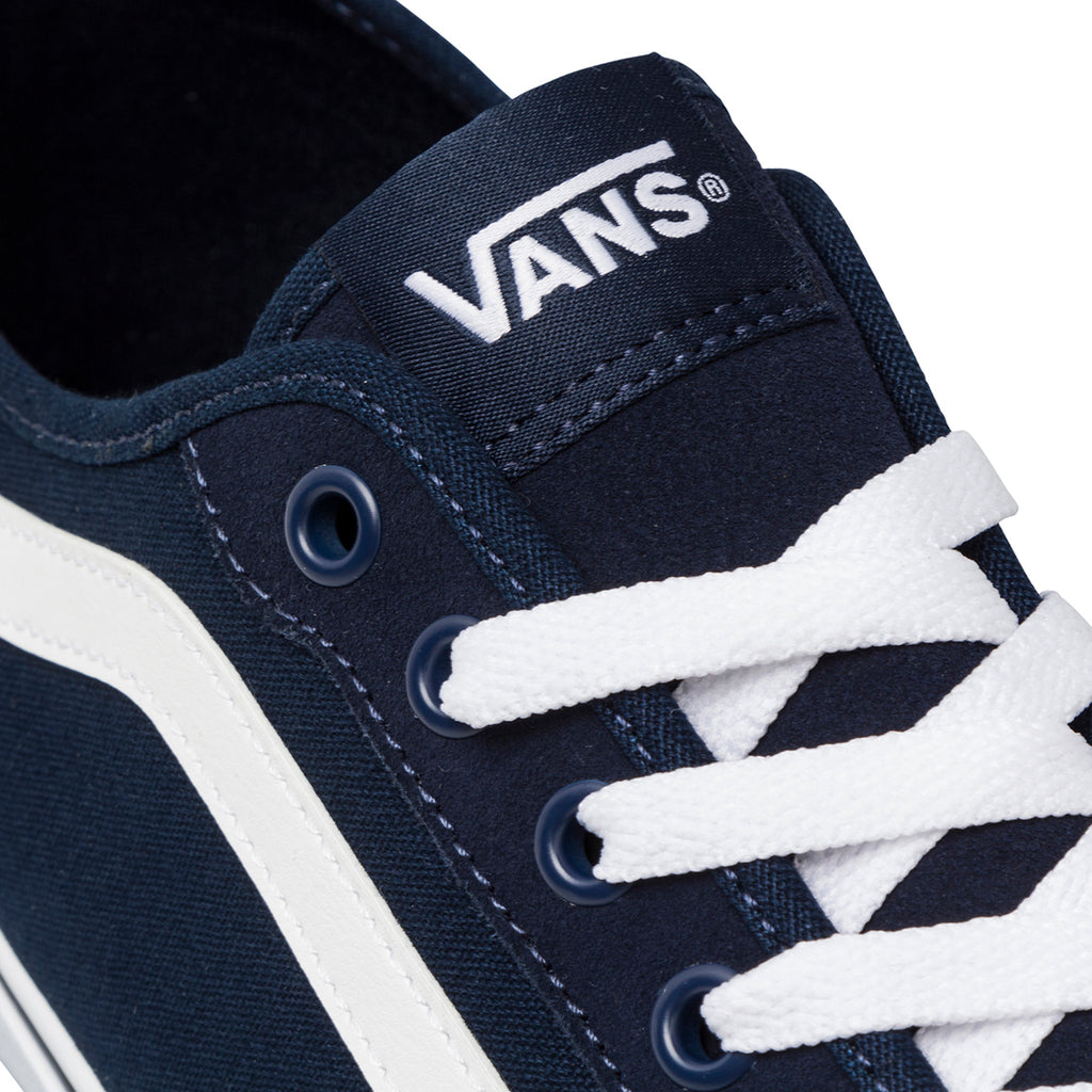 Sneakers blu da uomo con strisce bianche Vans MN Filmore Decon