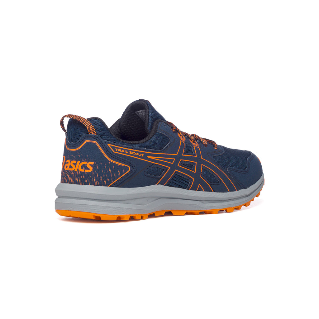 Scarpe da trekking blu in tessuto Asics Trail Scout